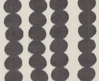 Full Circle Pillow Cover in Faded Black, Schumacher Textiles