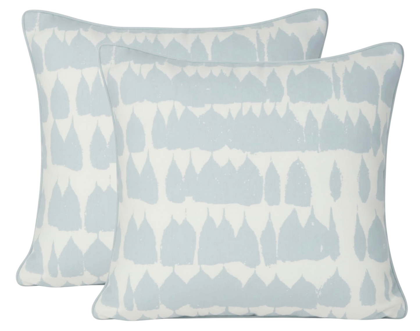 Queen of Spain Pillow Cover in Sky Blue, F Schumacher Textiles