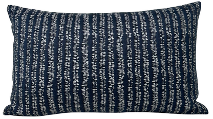 Yoko Woven Pillow Cover in Atlantic Blue, Walter G Textiles