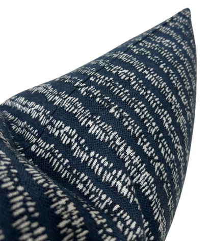 Yoko Woven Pillow Cover in Atlantic Blue, Walter G Textiles