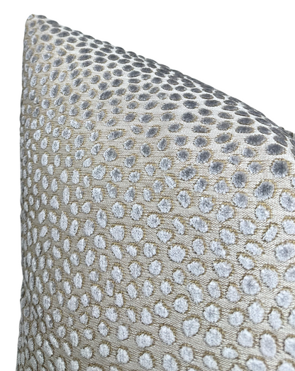 Cosma Velvet Pillow Cover in Grey