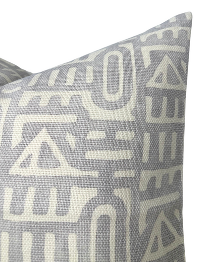 Keystone Pillow Cover in Fennel Grey