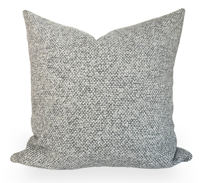 On the Lamb Woven Pillow Cover in Platinum, Performance Pillow
