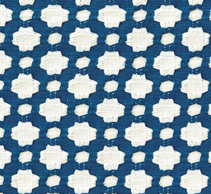 Betwixt Pillow Cover in Indigo, Schumacher Textiles