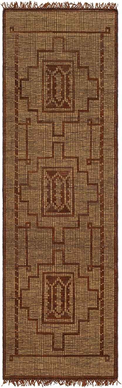 Batya Jute & Leather Rug - Clearance