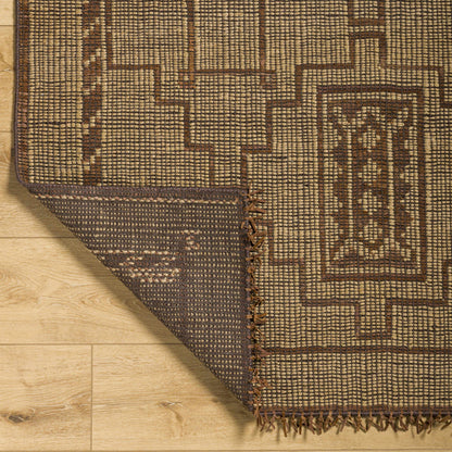 Batya Jute & Leather Rug - Clearance