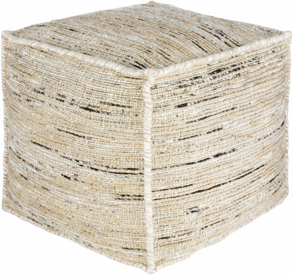 Deckers Rustic Striped Rectangular Pouf - Clearance