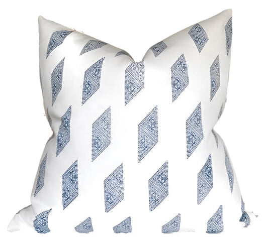 Myriad Pillow Cover in Lake Blue, Susan Connor Textiles