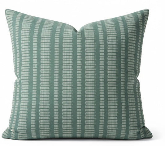 Oyo Pillow Cover in Green, Designer Pillows