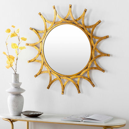 Vivi Gold Metal Mirror - Clearance